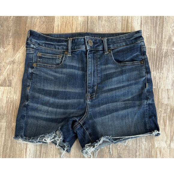 American Eagle Women’s Next Level Stretch Super Hi-Rise Shortie Size 8 - Picture 1 of 5